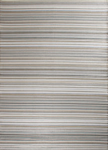 Tapis d'extérieur motif rayure dégradée gris :  CAP1746GRI CAPRI