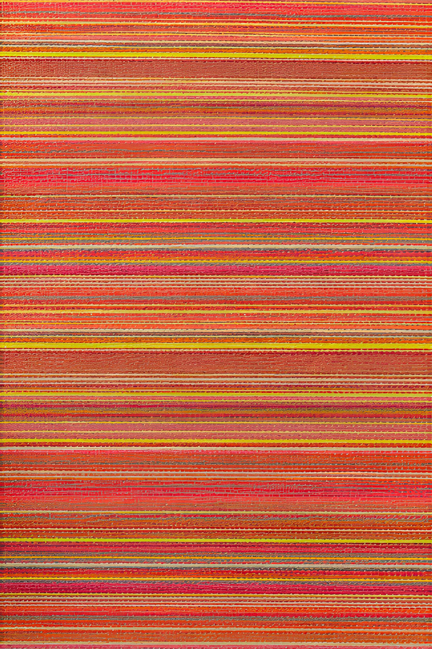 CAPRI - Tapis de jardin violet à rayures dégradées - CAP1746VIO CAPRI