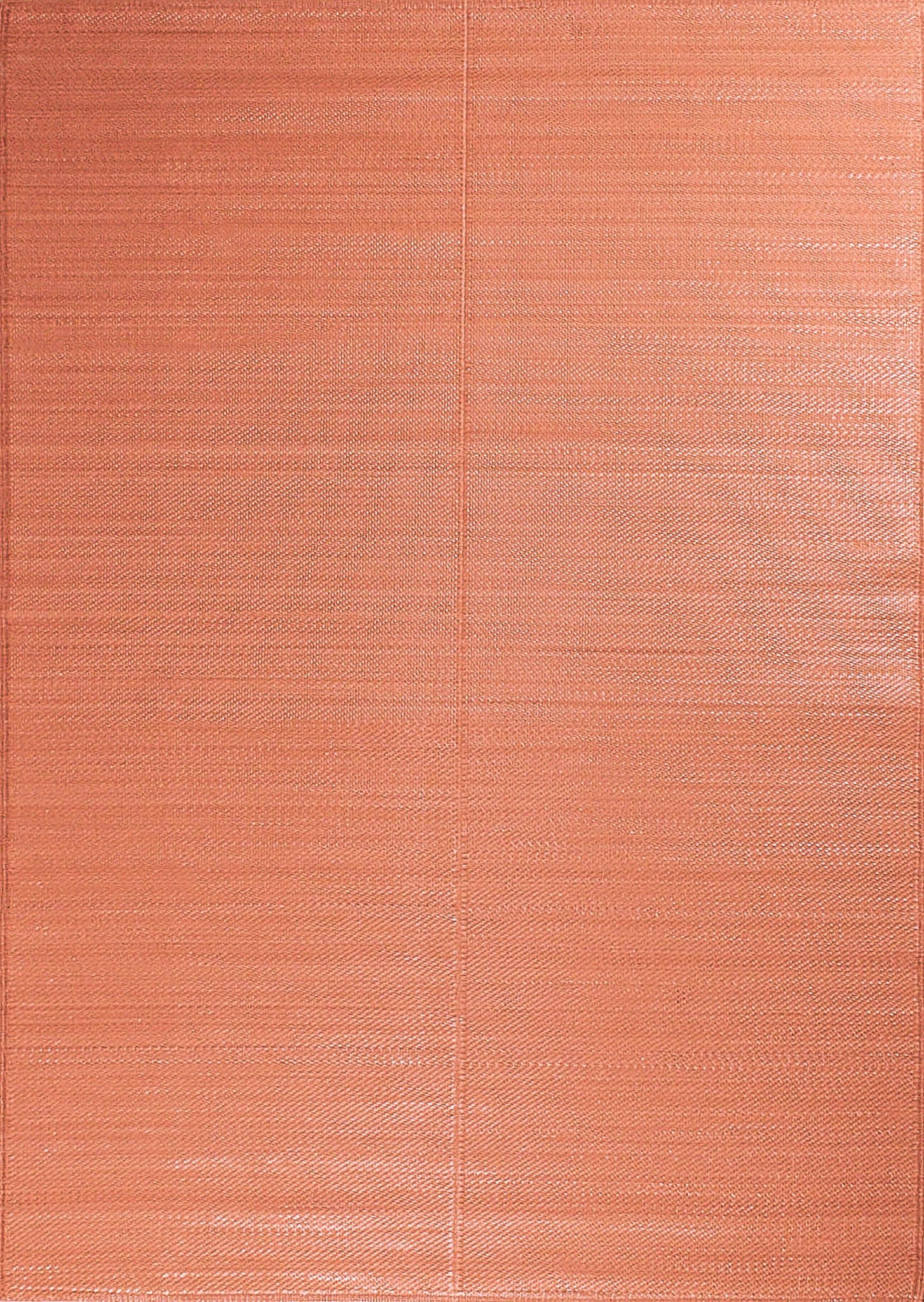 Tapis d'extérieur motif uni corail :  CAP1747COR CAPRI