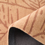 Cèdre blanc – Tapis en laine feuillage - marron Cèdre blanc