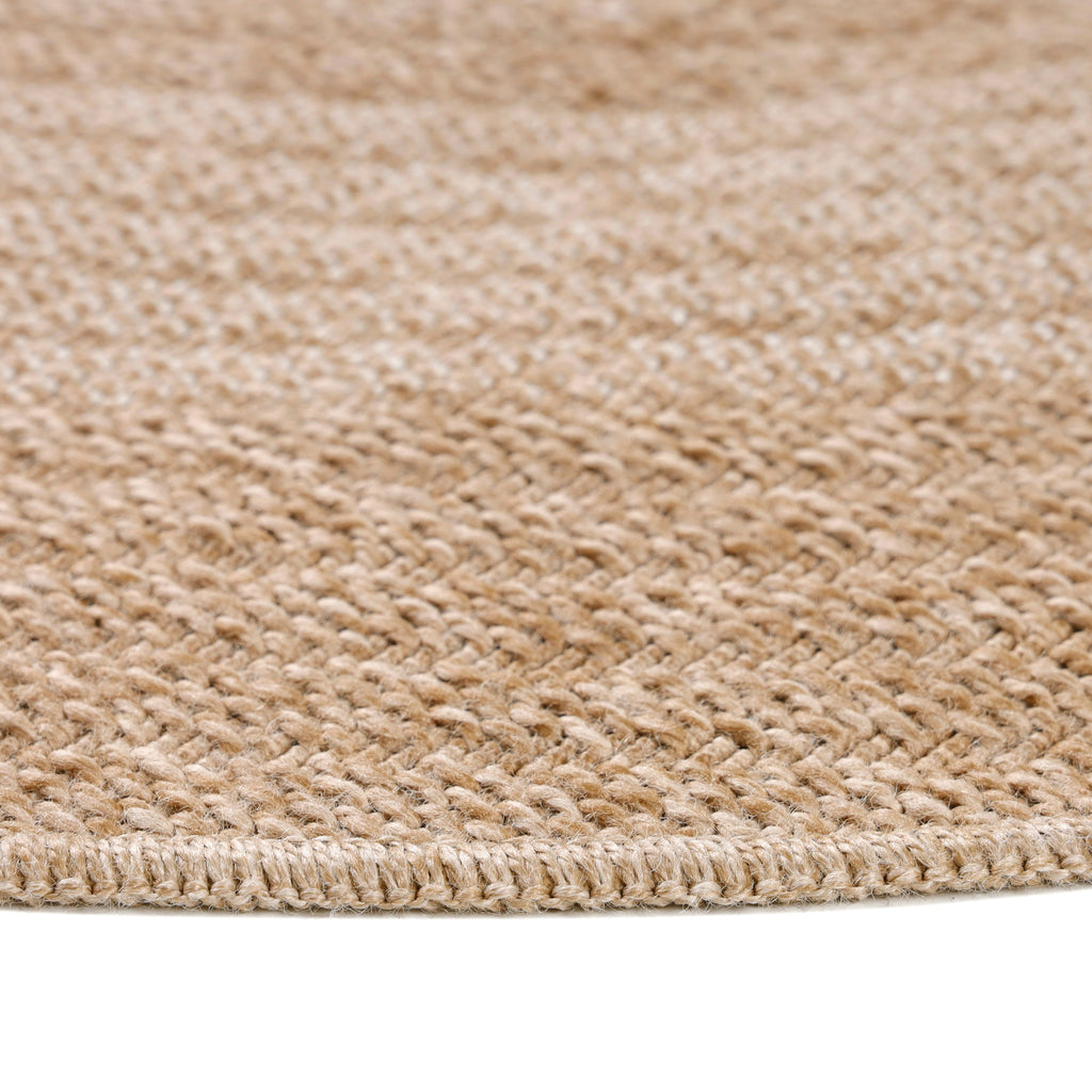 COMILLA - Tapis intérieur/extérieur rond aspect jute beige - COM0886BEI COMILLA