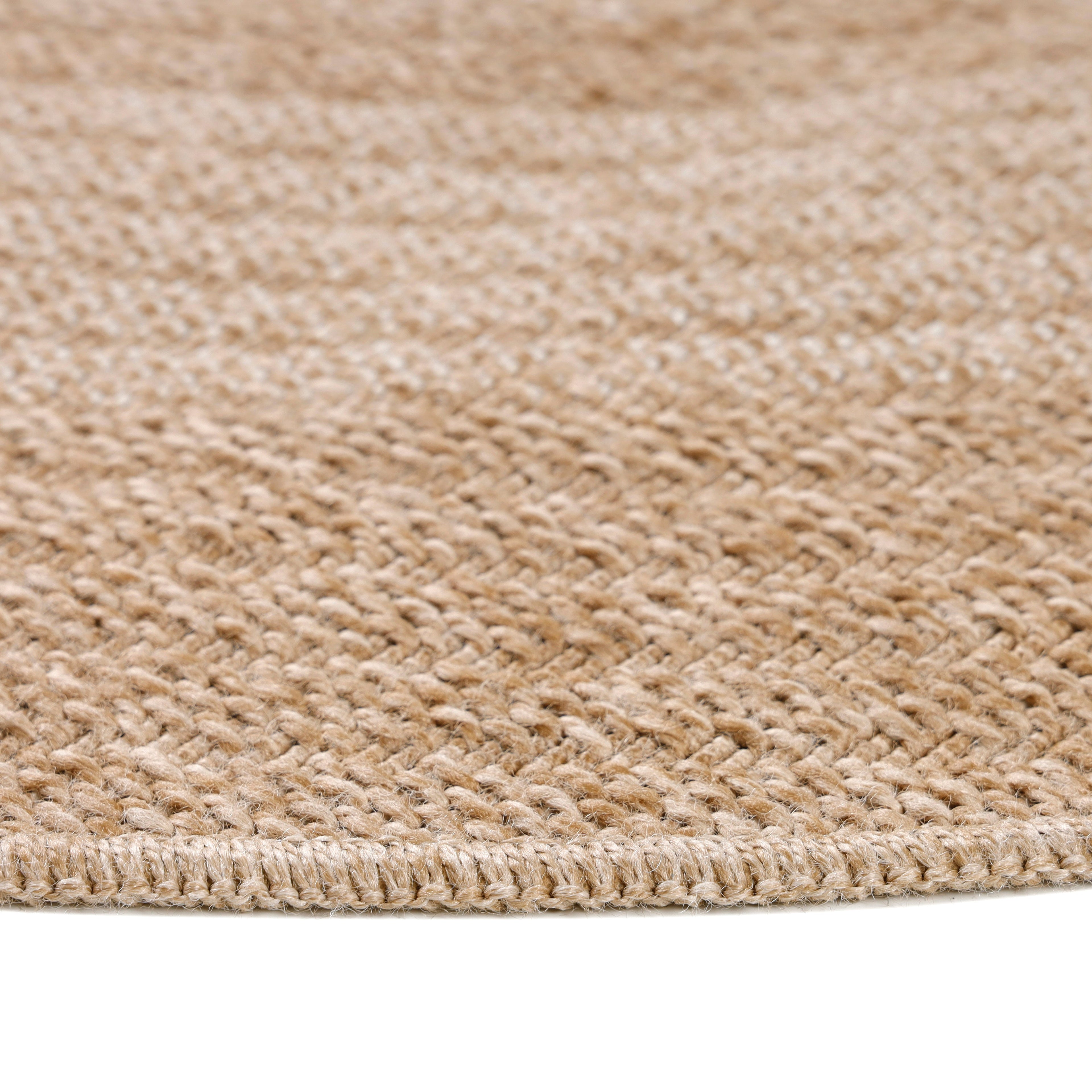 COMILLA - Tapis intérieur/extérieur rond aspect jute beige - COM0886BEI COMILLA