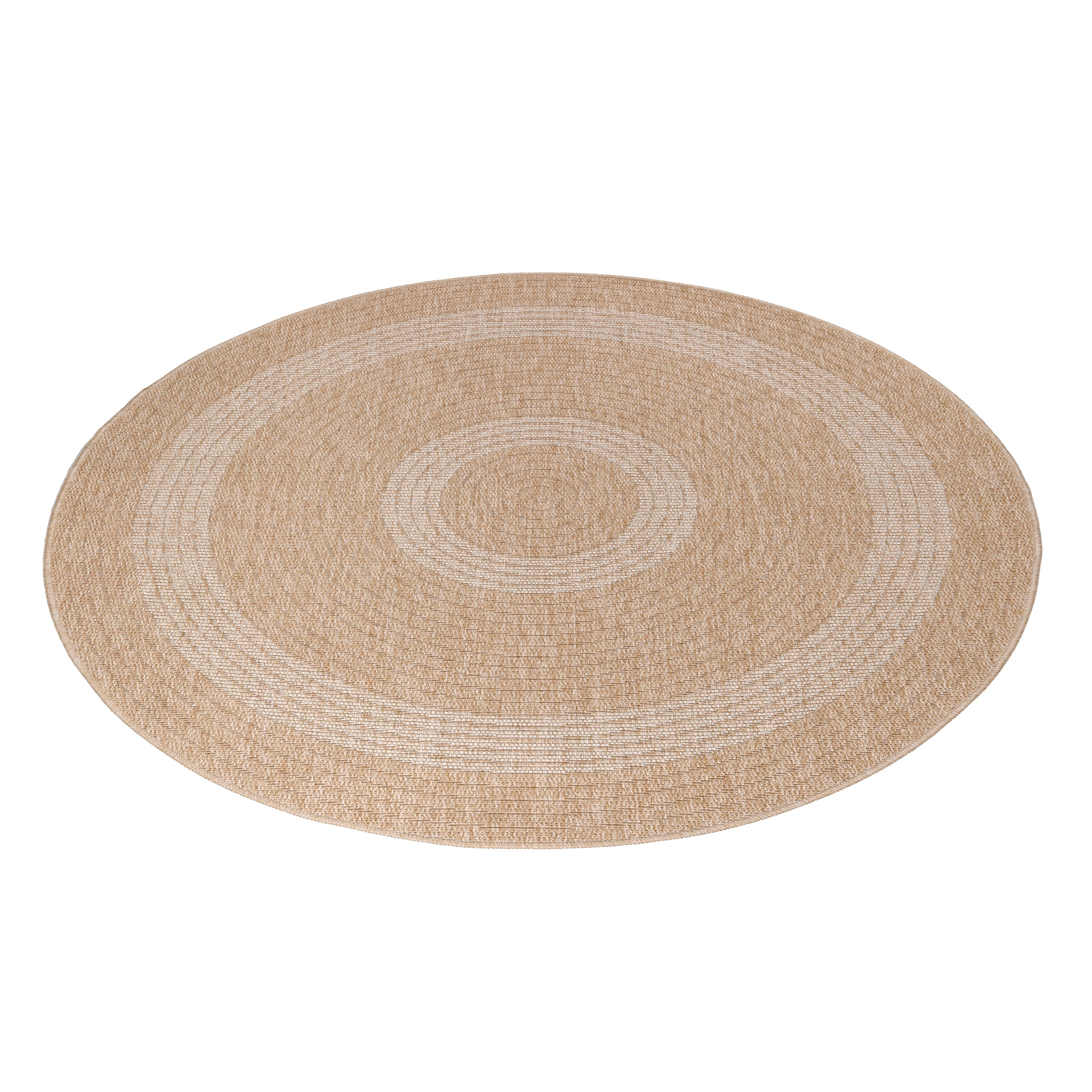 COMILLA - Tapis intérieur/extérieur rond aspect jute beige - COM0886BEI COMILLA