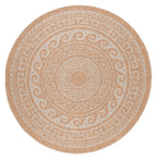 COMILLA - Tapis intérieur/extérieur rond aspect jute beige - COM0887BEI COMILLA