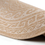 COMILLA - Tapis intérieur/extérieur rond aspect jute beige - COM0887BEI COMILLA