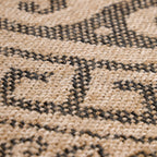 COMILLA - Tapis intérieur/extérieur rond aspect jute noir - COM0887NOI COMILLA
