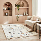 DELYA - Tapis salon berbère crème - DEL3063CRE DELYA