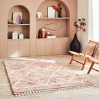 DELYA - Tapis ethnique rose - DEL3110ROS DELYA