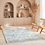 DELYA - Tapis ethnique turquoise - DEL3110TUR DELYA