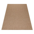 DHAKA - Tapis intérieur/extérieur aspect jute uni beige - DHA8711BEI DHAKA