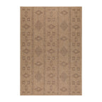 DHAKA - Tapis intérieur/extérieur aspect jute motif géométrique noir - DHA8711NOI DHAKA