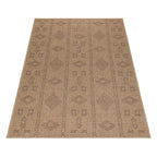 DHAKA - Tapis intérieur/extérieur aspect jute motif géométrique noir - DHA8711NOI DHAKA