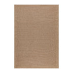 DHAKA - Tapis intérieur/extérieur aspect jute rayures fines beige - DHA8712BEI DHAKA