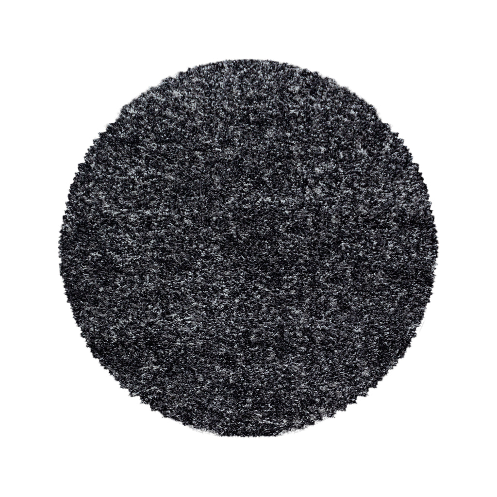 ENJOY - Tapis shaggy rond à poils longs anthracite - ENJ4500ANT ENJOY