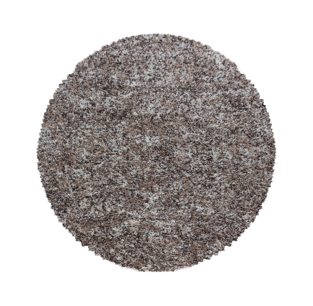 ENJOY - Tapis shaggy rond à poils longs beige - ENJ4500BEI ENJOY