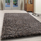 ENJOY - Tapis shaggy à poils longs taupe - ENJ4500TAU ENJOY