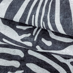 ETOSHA - Tapis imitation peau zèbre noir - ETO4111NOI ETOSHA