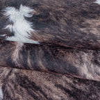 ETOSHA - Tapis imitation peau effet moucheté marron - ETO4113MAR ETOSHA
