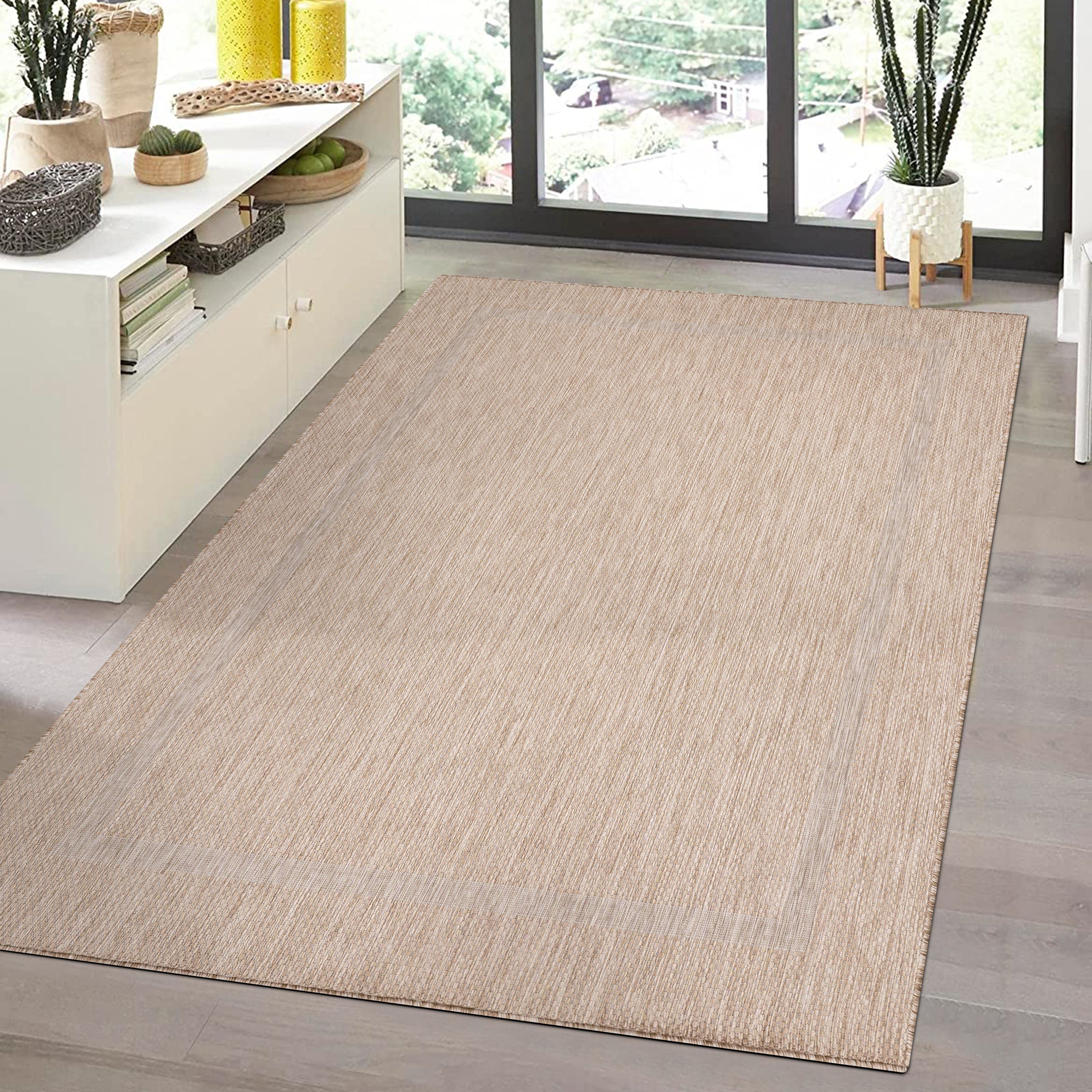 FARO - Tapis intérieur extérieur à motif - FAR4311BEI