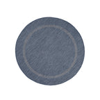 FARO - Tapis intérieur extérieur rond à motif - FAR4311BLE