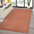 FARO - Tapis intérieur extérieur à motif - FAR4311BRU