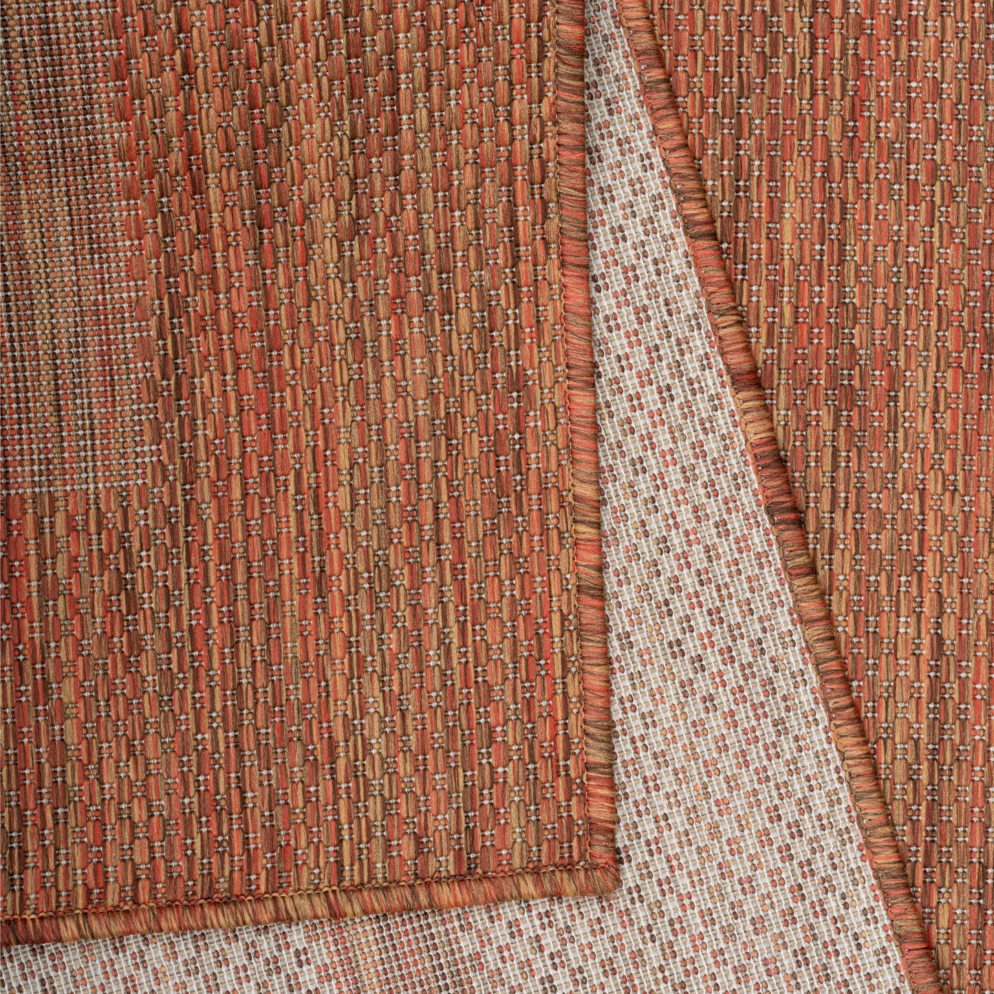 FARO - Tapis intérieur extérieur à motif - FAR4311BRU