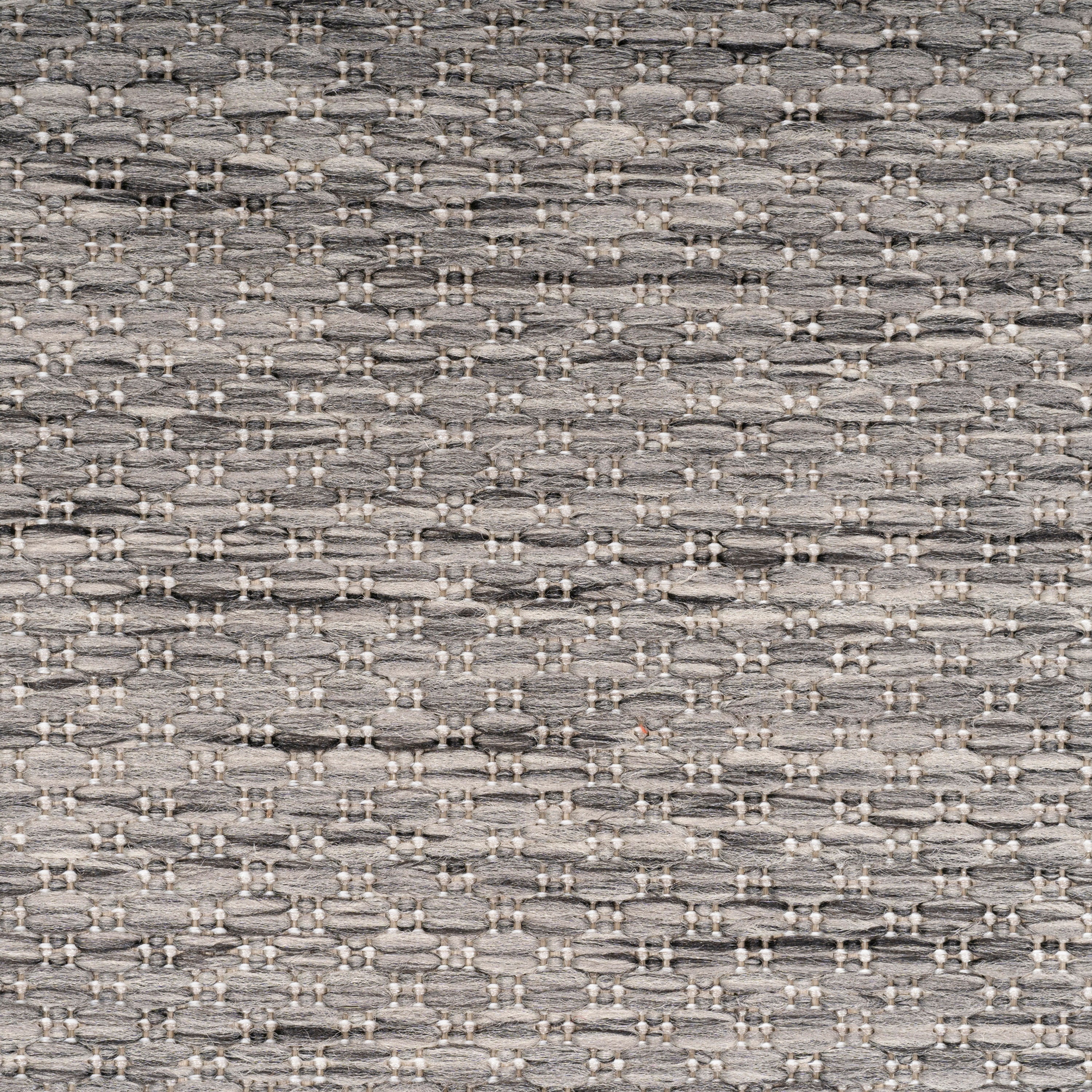 FARO - Tapis intérieur extérieur rond à motif - FAR4311GRI