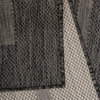 FARO - Tapis intérieur extérieur rond à motif - FAR4311NOI