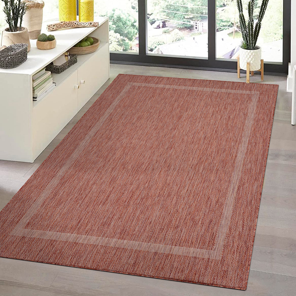 FARO - Tapis intérieur extérieur à motif - FAR4311ROU