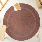 FARO - Tapis intérieur extérieur rond à motif - FAR4311ROU