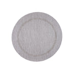 FARO - Tapis intérieur extérieur rond à motif - FAR4311SIL