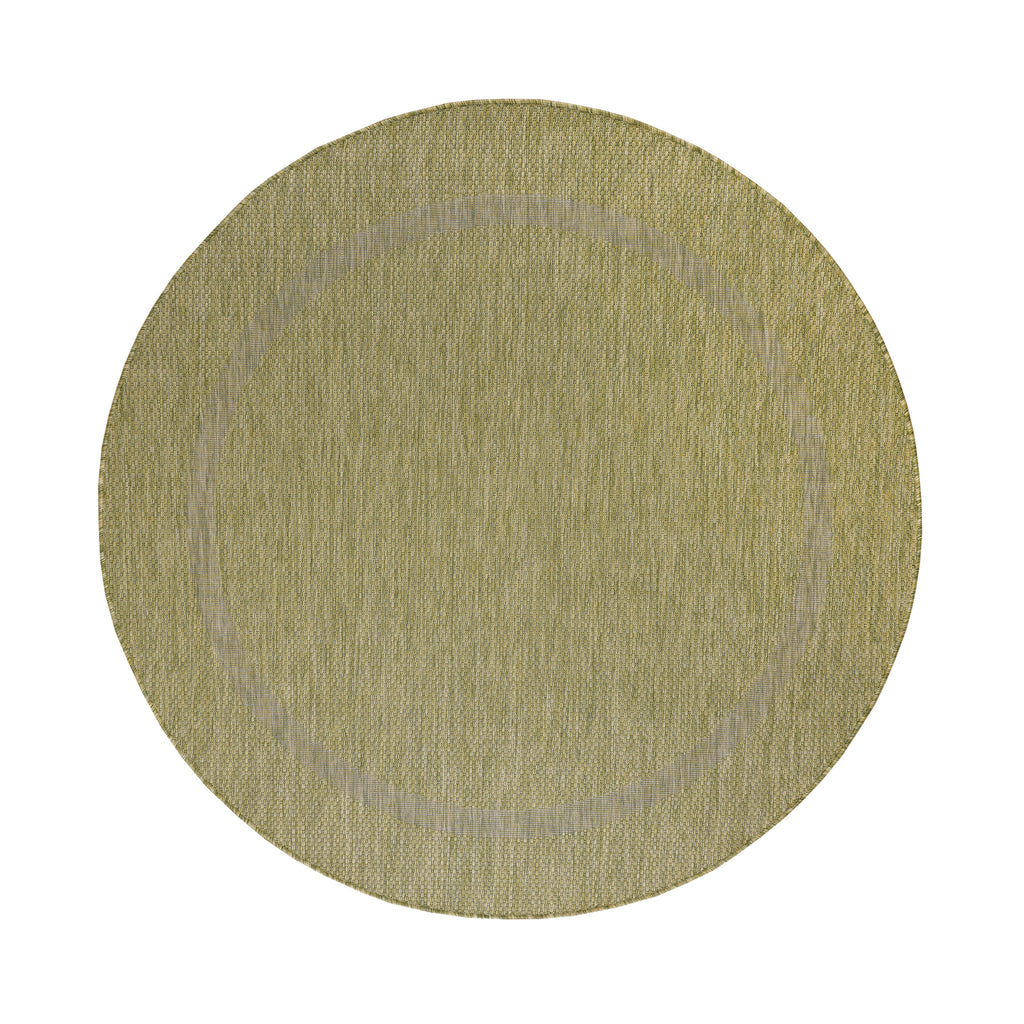 FARO - Tapis intérieur extérieur rond à motif - FAR4311VER