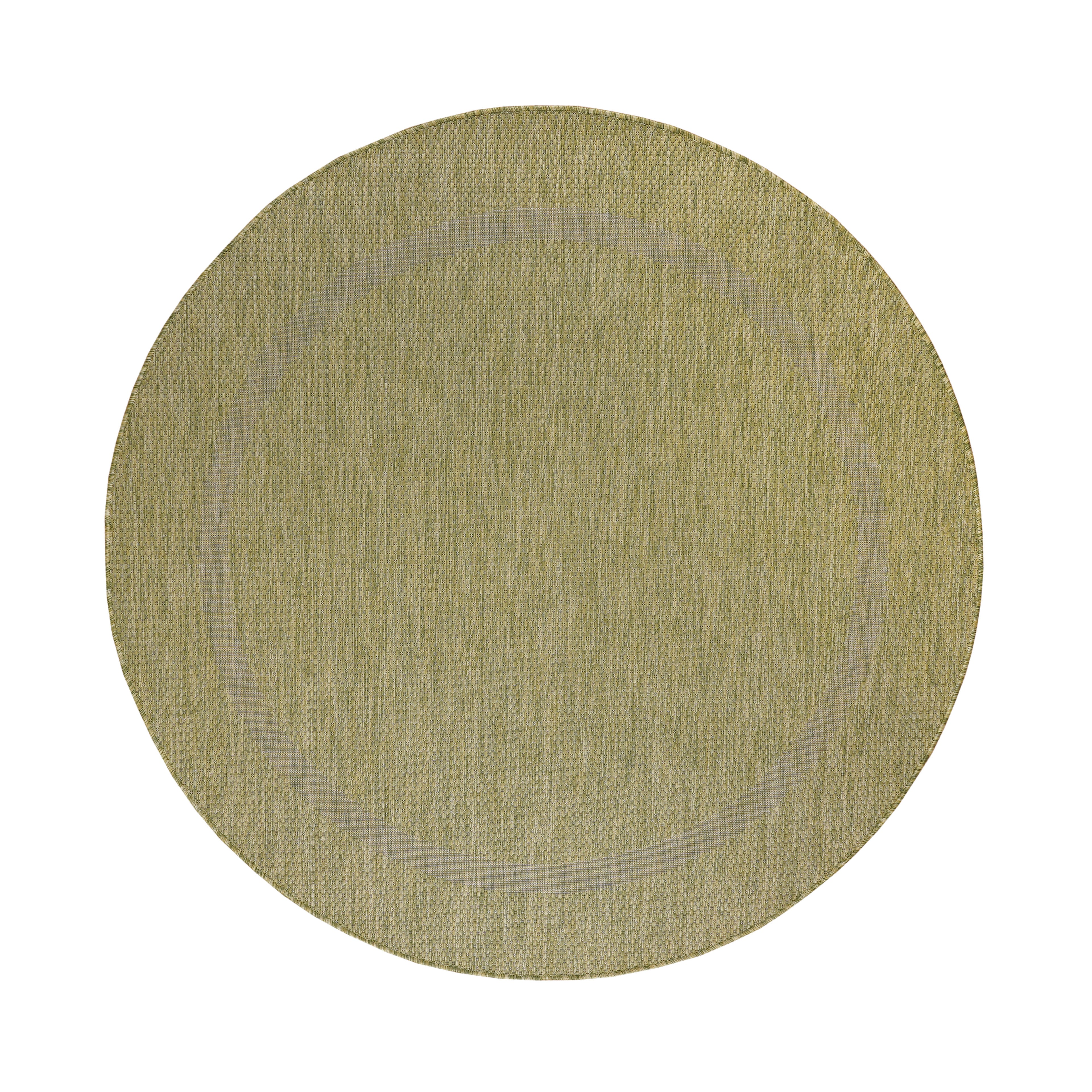 FARO - Tapis intérieur extérieur rond à motif - FAR4311VER