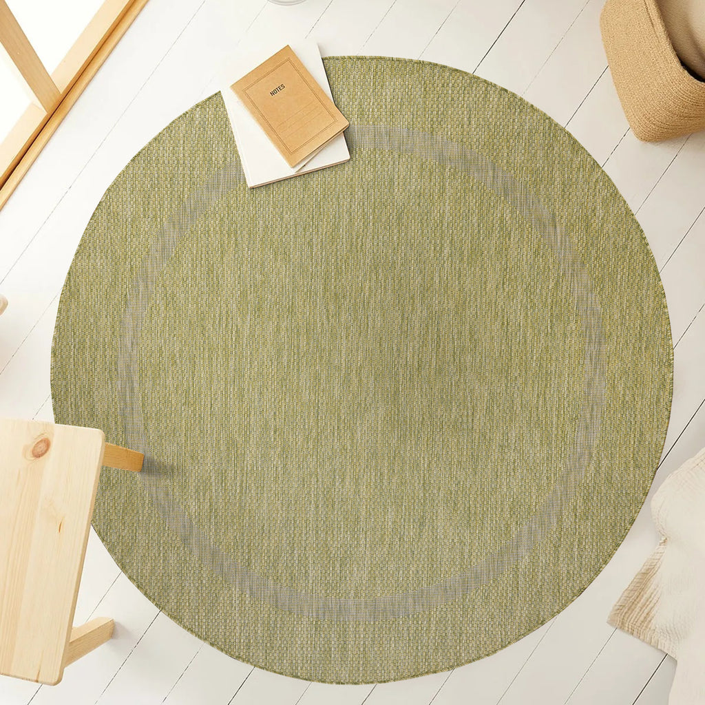 FARO - Tapis intérieur extérieur rond à motif - FAR4311VER