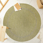 FARO - Tapis intérieur extérieur rond à motif - FAR4311VER