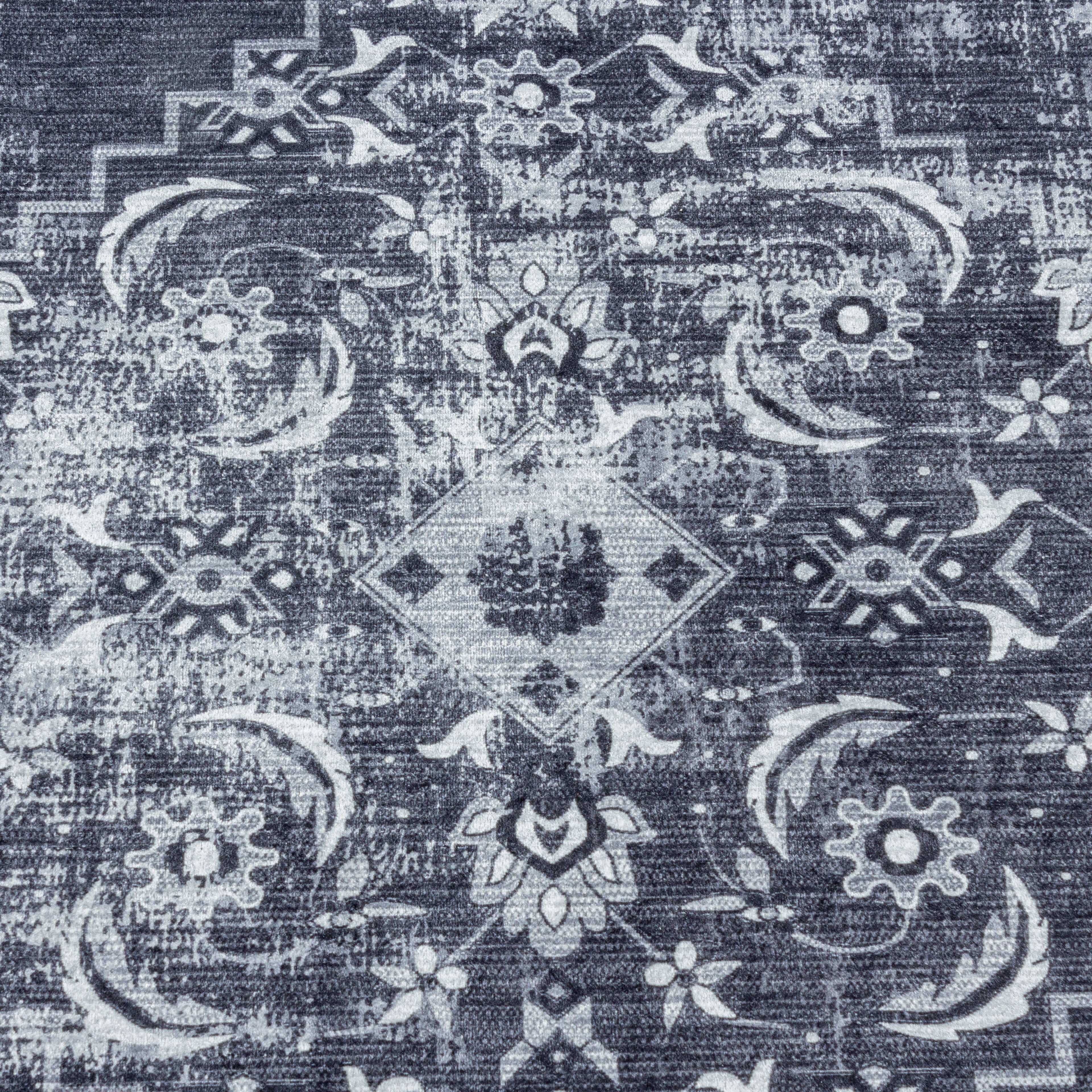 FIESTA - Tapis oriental effet vieilli noir - FIE4301NOI FIESTA