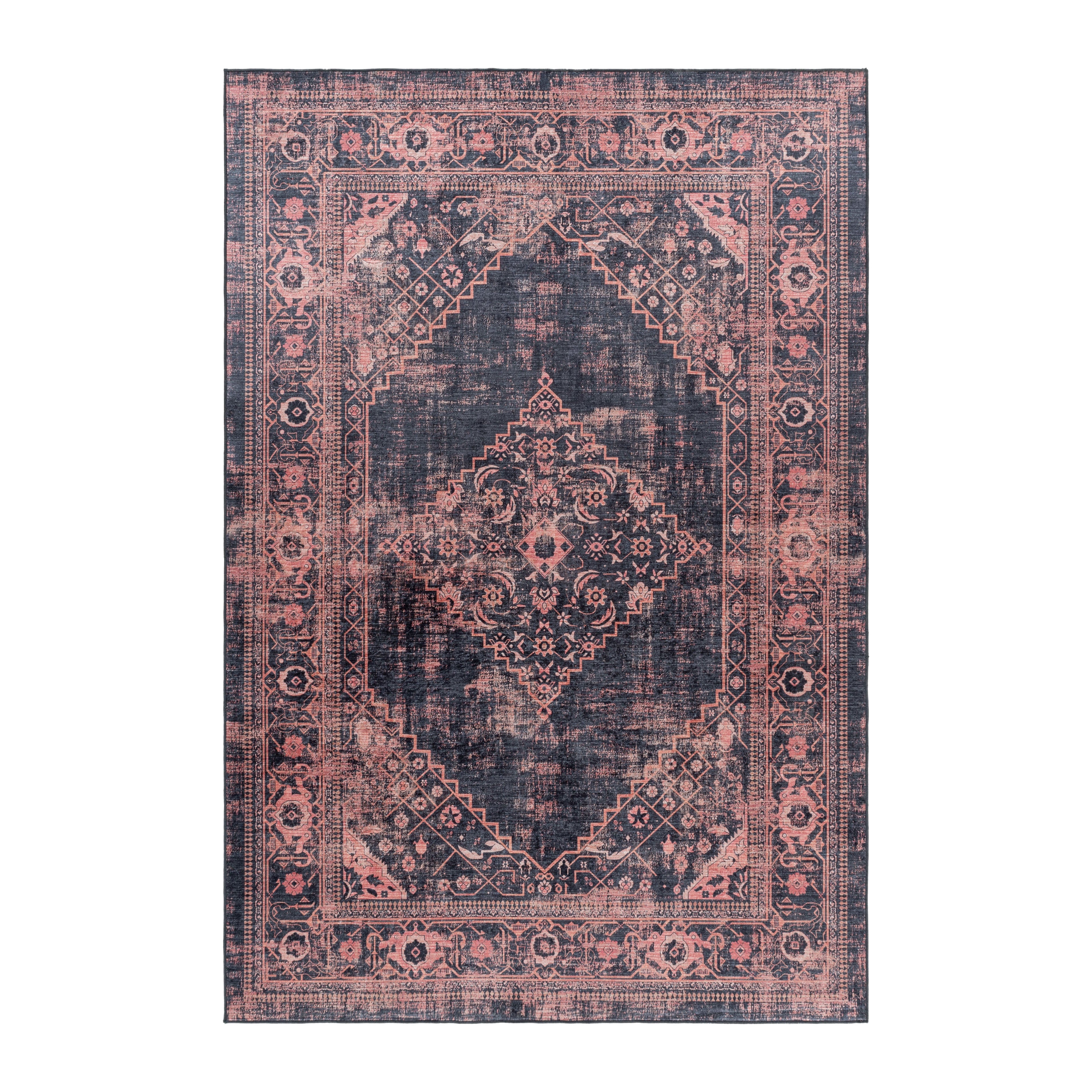 FIESTA - Tapis oriental effet vieilli rouge - FIE4301ROU FIESTA