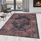 FIESTA - Tapis oriental effet vieilli rouge - FIE4301ROU FIESTA