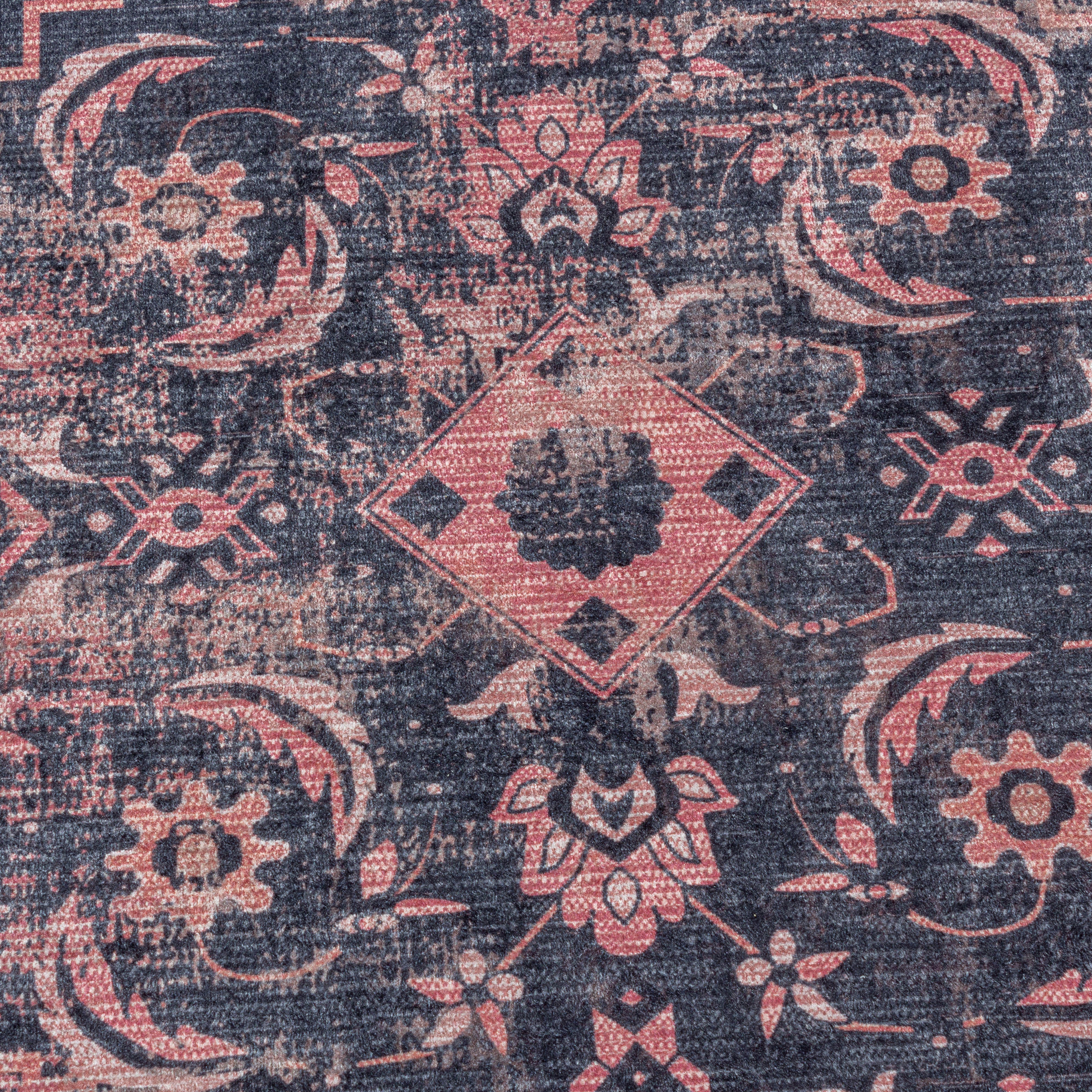 FIESTA - Tapis oriental effet vieilli rouge - FIE4301ROU FIESTA