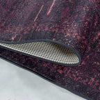 FIESTA - Tapis oriental effet vieilli rouge foncé - FIE4304ROU FIESTA