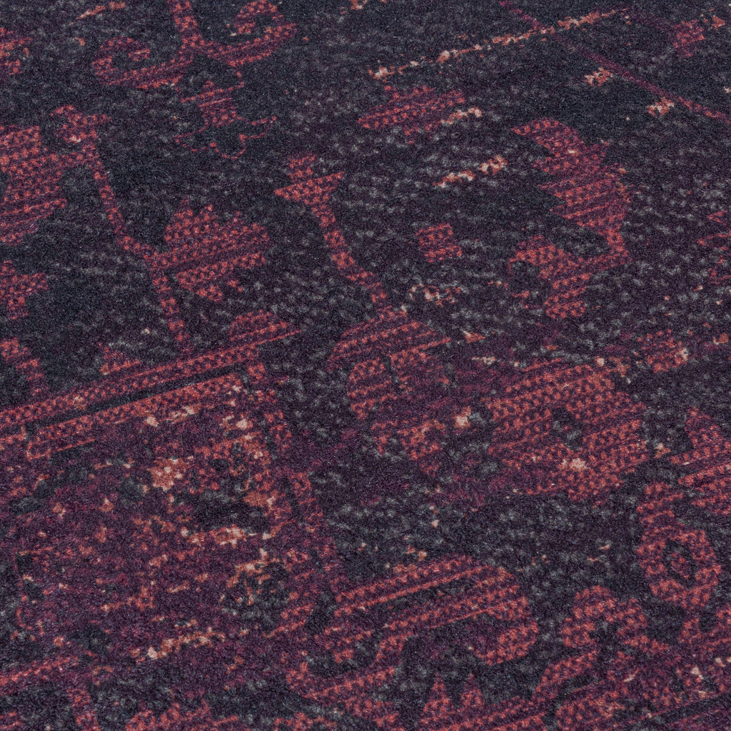 FIESTA - Tapis oriental effet vieilli rouge foncé - FIE4304ROU FIESTA