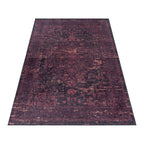 FIESTA - Tapis oriental effet vieilli rouge foncé - FIE4304ROU FIESTA