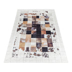FIESTA - Tapis patchwork imitation peau multicolore - FIE4306BLA FIESTA