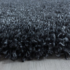 FLUFFY - Tapis Shaggy Rond Uni à Poils Longs - FLU3500ANT