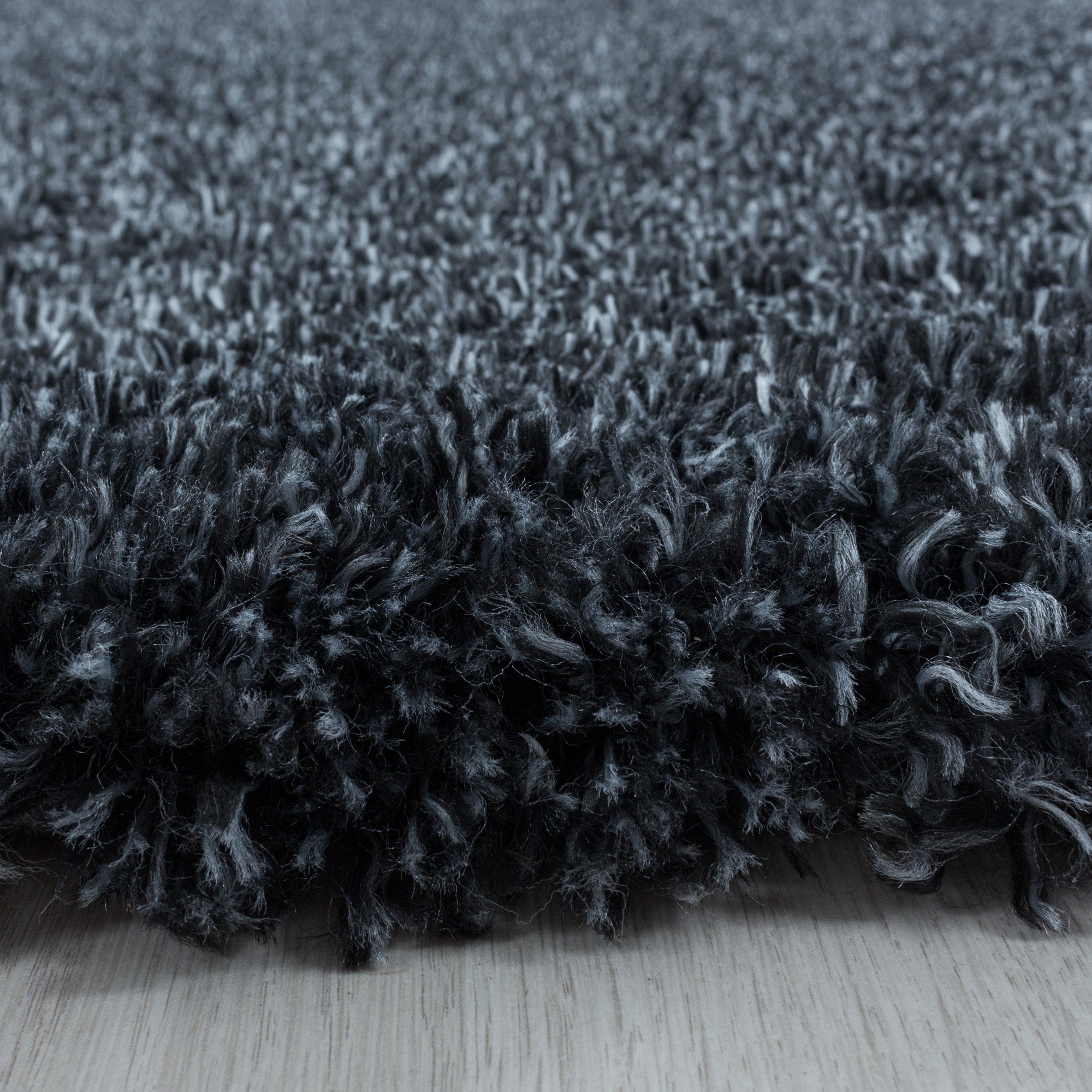 FLUFFY - Tapis Shaggy Rond Uni à Poils Longs - FLU3500ANT