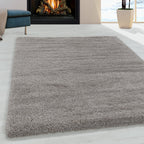 FLUFFY - Tapis Shaggy Uni à Poils Longs - FLU3500BEI