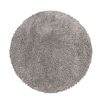 FLUFFY - Tapis Shaggy Rond Uni à Poils Longs - FLU3500BEI