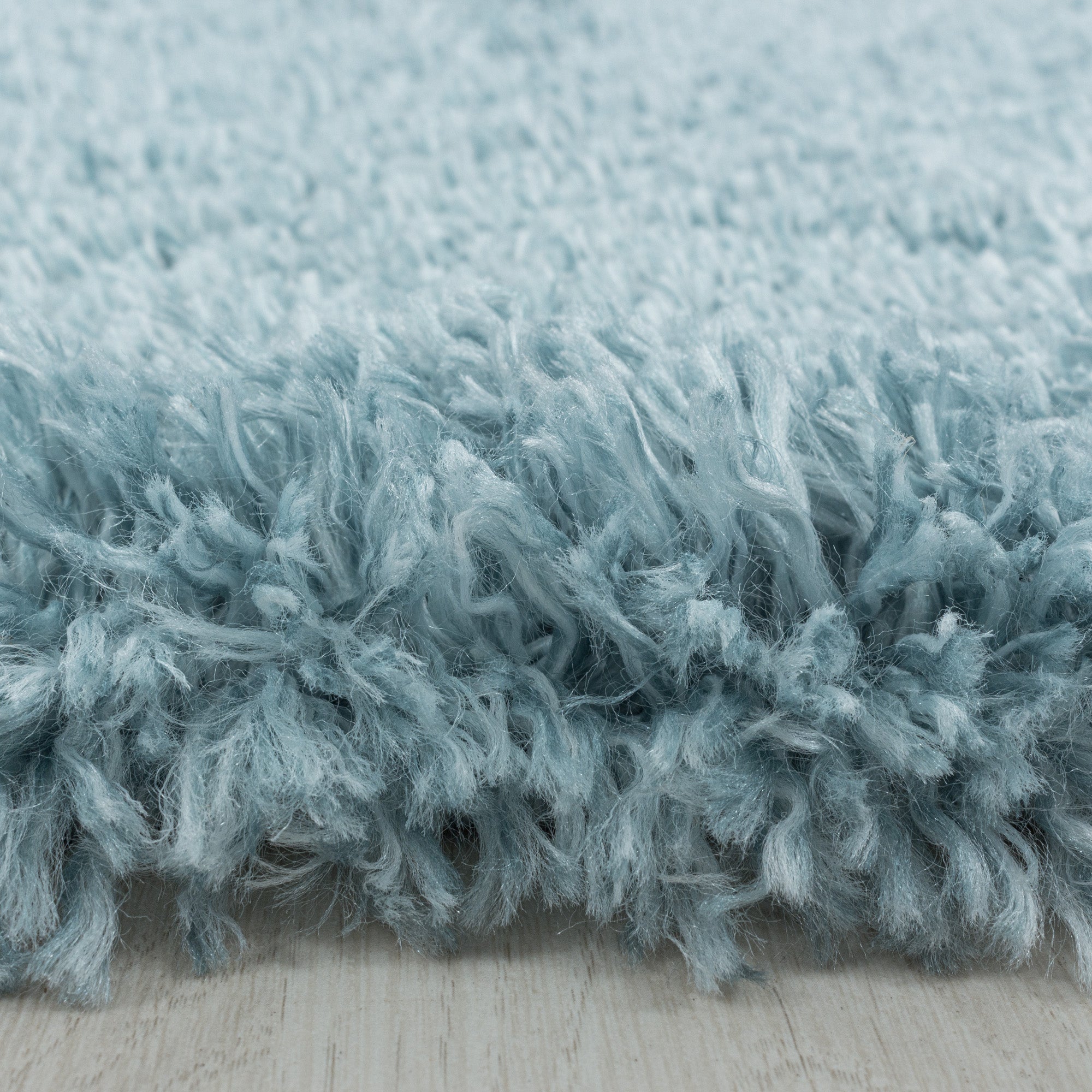 FLUFFY - Tapis Shaggy Uni à Poils Longs - FLU3500BLE