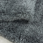 FLUFFY - Tapis Shaggy Uni à Poils Longs - FLU3500GRC