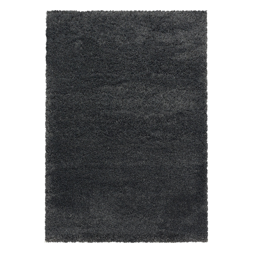 FLUFFY - Tapis Shaggy Uni à Poils Longs - FLU3500GRI